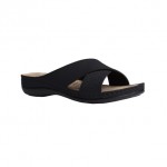 Larch-black-low-wedge-strappy-comfort-mule-1