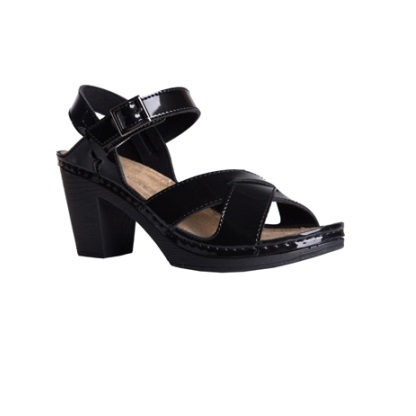 Juniper-shiny-black-strappy-heeled-sandals-1